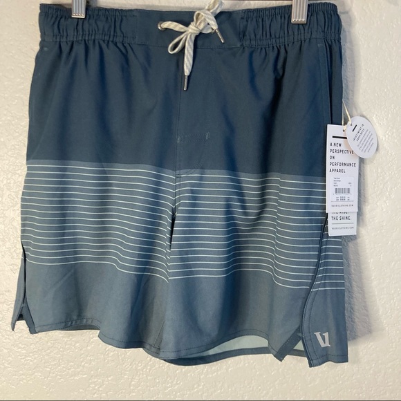 NWT 💥 LAST ONE - S | Vuori / Trail Short - Beryl Stripe - Picture 10 of 14